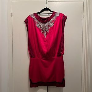 Bebe embellished mini dress